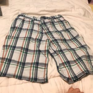 Plaid shorts